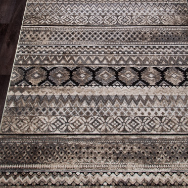 Российский ковер 4089 - BEIGE-BLACK коллекция IBIZA
