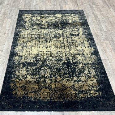 Ковер турецкий 8624C Elite Carpet DALIA (Акрил, желтый, черный)