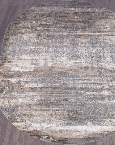 Ковер турецкий 04050C ARMINA (PP Heatset Высокоплотный, бежевый, серый)