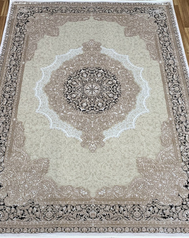 Ковер турецкий 9071D SHIMAL (Акрил - Полиэстер, бежевый, синий)