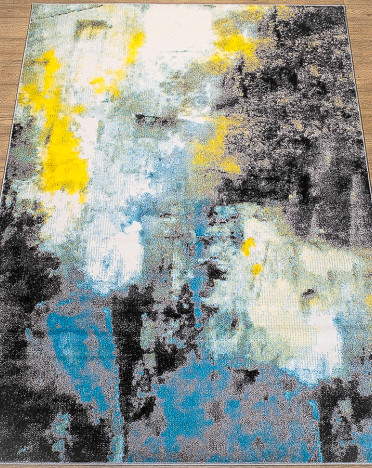 Ковер российский 20751-22068 Фэнси (Фризе, серый, голубой)