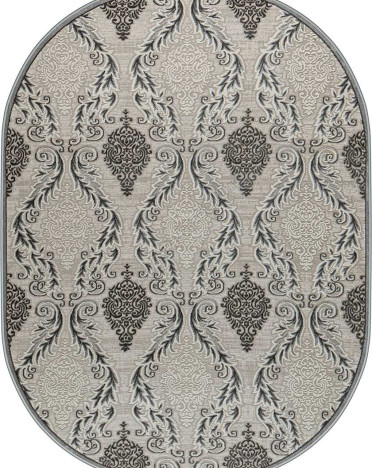 Ковер российский 36912R Rimma Lux (Хит-сет, серый, кремовый)