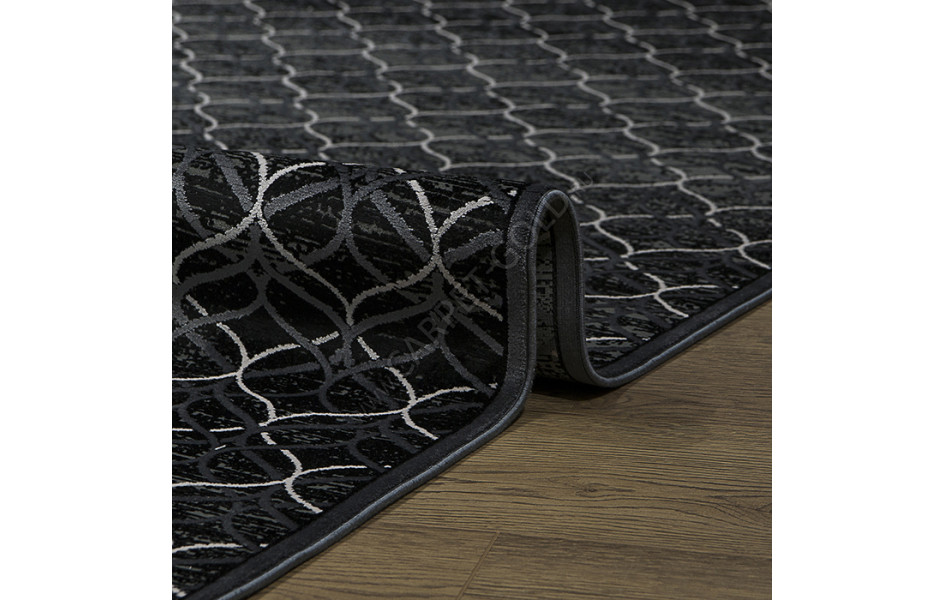 КОВРЫ ДИЗАЙН M251H ЦВЕТ BLACK / C_DGREY