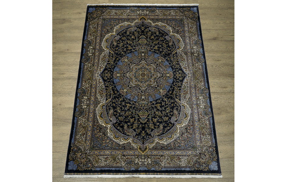 КОВРЫ ДИЗАЙН 2004C ЦВЕТ NAVY / CREAM