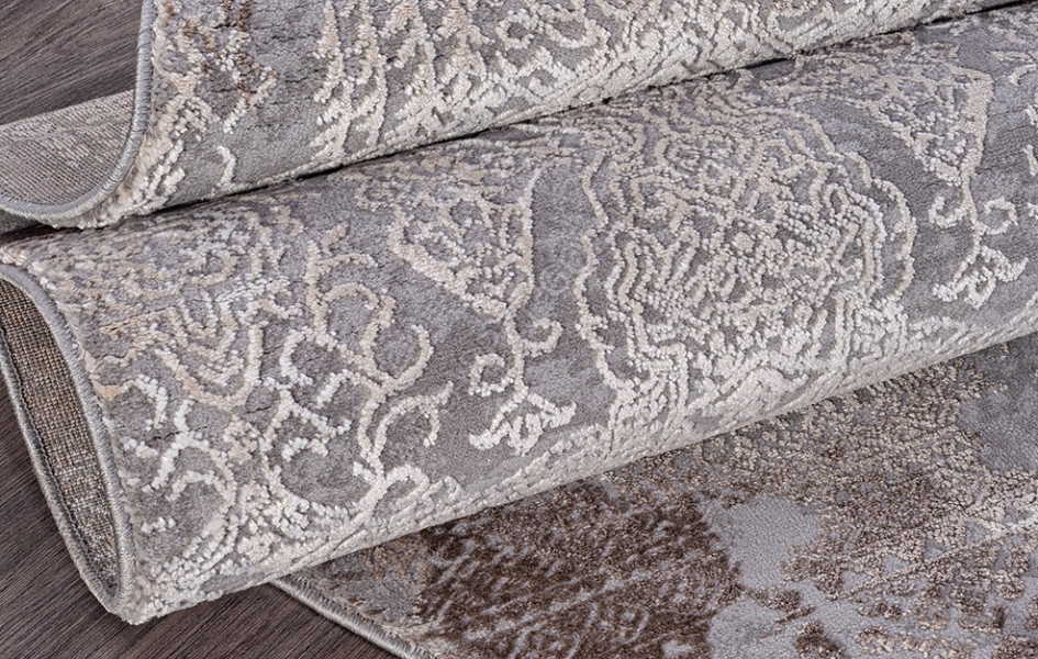 Ковер 03851C - GREY / BROWN - Овал ARMINA