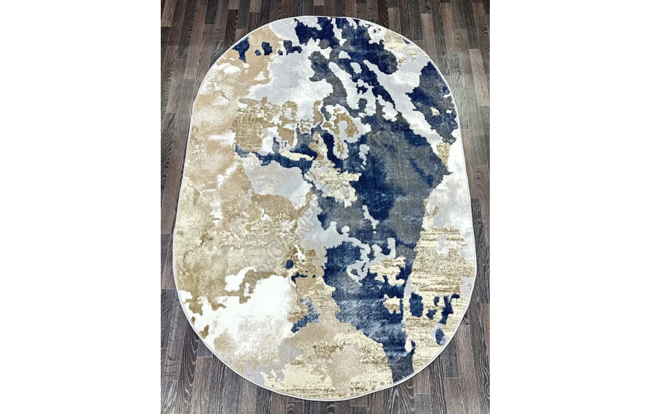 D039A_CREAM SHIRINK BLUE FDY Semnan овал