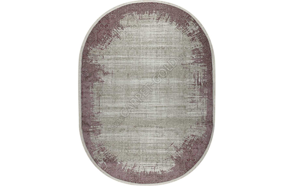 36949A OVAL BEIGE / DL.LILA Sanat Viscon