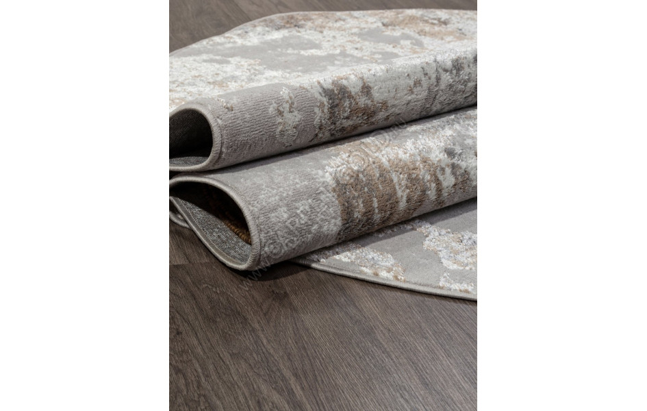 Ковер 00746B - BEIGE / GREY - Овал - коллекция PARADIZE