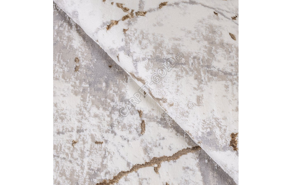 КОВРЫ ДИЗАЙН N901A ЦВЕТ WHITE / BEIGE_1