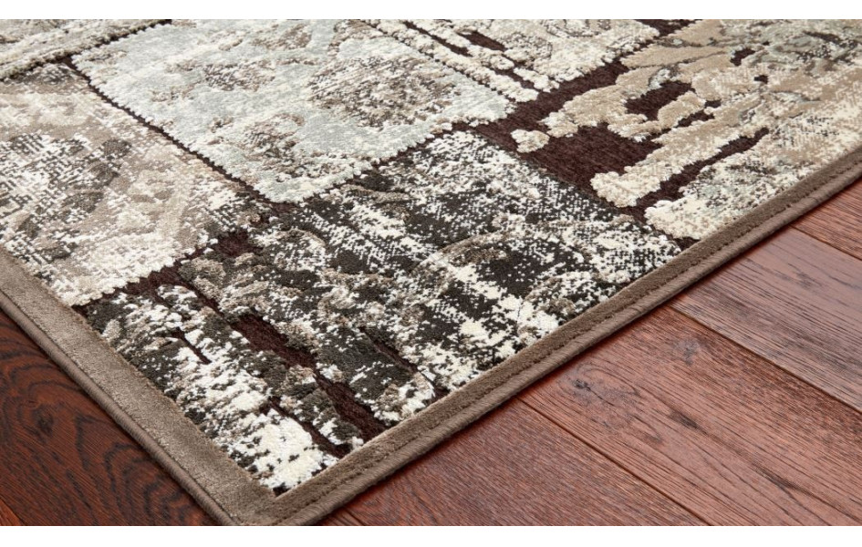 Бельгийский ковер с рисунком в стиле пэчворк Genova 38405 7575 70